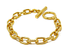 Twisted Stainless Steel Brass Alloy Silver Ring Bracelet Necklace Choker 18K 24K Gold Plated Cuban Chain Links for Women Men