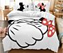 Mickey Mouse Cartoon Printed 100% Cotton Mickey Mouse Bedding Set