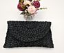 Bags Women Straw Handbags Ladies Small Clutch Purse Women Clutches Black Purse