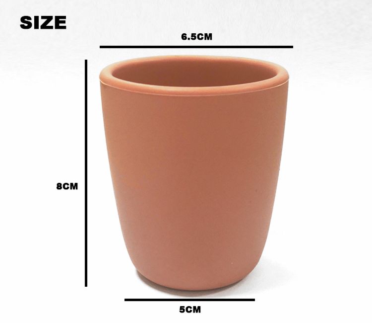 Soft Silicone Easy to Clean Waterproof Toddler Baby cups