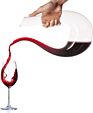 Arrivals U Shape Lead Free Crystal 1.5L / 50.7Oz Wine Decanter Glass