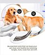 Self Cleaning Pet Cat Dog Hair Grooming Slicker Brush