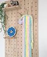 Moonson Unicorn Hair Bow Holder for Girls Wall Hanging Decor and Baby Hair Clip Hanger Organizer, Rainbow Unicorn