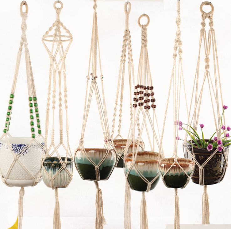 Macrame Plant Hangers Large Indoor Outdoor Wall Hanging Planter Hanger