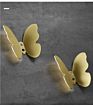 Brass Brushed Bathroom Wall Hanging Hohok Butterfly Single Hook