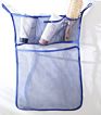 Quick Dry Bathtub Mesh Net Massive Baby Toy Storage Holder Bath Toy Organizer with Sticker Hooks