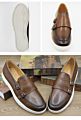 Retro Gentleman Shoes European and American Leisure White Bottom Shoes