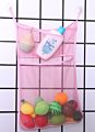 Quick Dry Bathtub Mesh Net Massive Baby Toy Storage Holder Bath Toy Organizer with Sticker Hooks