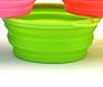 Portable Dog Bowl Flying Disc Pet Dog Food Water Portable Travel Bowls Foldable Silicone Tpe Collapsible Dog Pet Food Bowl