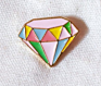 Soft enamel pin