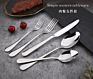 Design Stainless Steel Flatware for Wedding Party Cutlery Set Flatware Set