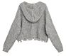 women knit  hoodie cardigan