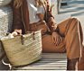 Holiday Beach Bag with Pearl Large Tote Straw Bag Crossbody Handbag Bag for Women