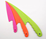 Kid Plastic Kitchen Knife Children's Safe Cooking Chef Nylon Knives Kids Kitchen Knife Set