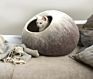 Cat Wool Cave.Deluxe Pet Bed.Cat House Pet Materials: 100% Merino Wool