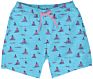 Sublimation Printing 100% Polyester Quick Dry Surf Men Swimming Shorts