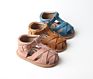 Closed Toe Soft Sole Moccasin Sandal for Baby and Toddler with Non Slip Sole