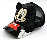 Mickey Mouse Children's Hat Boys Girls Baseball Cartoon Hats Cute Ear Embroidery Sun Hats Suitable for 3-8 Years Old