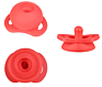 Yx-Bp-07 Bpa Free Retractable Nipple Funny Silicone Baby Teether Pacifier for Baby