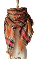 Women's Fall Scarf Classic Tassel Plaid Scarf Warm Soft Chunky Large Blanket Wrap Shawl Scarves