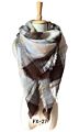 Women's Fall Scarf Classic Tassel Plaid Scarf Warm Soft Chunky Large Blanket Wrap Shawl Scarves