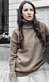 Elegant Jumpsuit Lady Knitted Woman Casual Sweatsuit Women's Pullover Top