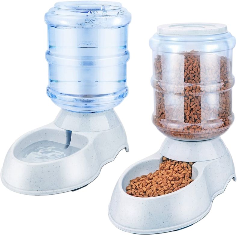 Luxury Smart Auto Automatic Pet Dog Cat Food Water Dispenser Bottle Bowl Pet Feeder Alimentador De Mascotas