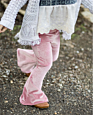 Toddler Kids Velvet Pants Little Baby Girls Bell-Bottoms Pants Trousers Kids Flare Pants