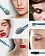 7Pcs/8Pcs Mini Makeup Brushes with Matte Wooden Handle Portable Soft Hair Makeup Brush Set Beauty Tools