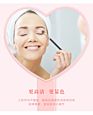 Portable Heart Handheld with Logo Small Customised Beauty Diy Makeup Mirror