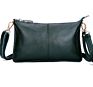 Customized Black Envelope Ladies Soft Leather Clutch Wallet Purse Small Crossbody Bag for Women