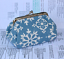 Cute Floral Buckle Coin Purses Vintage Pouch Kiss-Lock Change Purse Wallets