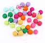 Rainbow Wool Felt Ball Garlands Felt Christmas Garland Pom Pom Garland for Home Decoration