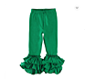 Solid Color Candy Colors Leggings Soft Cotton Girls Baby Icing Ruffle Pants Baby Clothes Pants