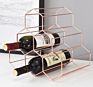 6 Wine Bottle Wine Rack, Freestanding Holder, Shelves