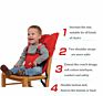 Portable Travel High Chair and Safety Seat Belt for Infants and Toddlers Safety Seat with Straps