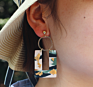 Handmade Clay Earrings Newest Geometric Polymer Clay Earrings Drop Dangle Pendant Earrings for Girls