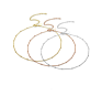 Minimalist Bolo Jewellery Delicate Gold Ball Chain Beaded Choker Necklace