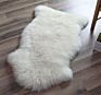 Genuine Sheepskin Rug Living Room Soft Australian Fur Sheep Skin Carpet Long Wool Home Decor Red Rug Throws