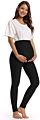 Women's Maternity Leggings over the Belly Pregnancy Active Workout Yoga Tights Pants