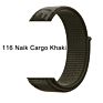 Qiman Nylon Iwatch Band Replacement Strap Nylon Loop Watch Band for Apple Watch Fabric Nylon Strap for Iwatch 7/6/5