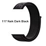 Qiman Nylon Iwatch Band Replacement Strap Nylon Loop Watch Band for Apple Watch Fabric Nylon Strap for Iwatch 7/6/5