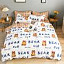Luxury Printed Pillow Case Bed Sheet and Quilting Comforter Sets Quilt Bedding 4 Piece