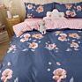 Luxury Printed Pillow Case Bed Sheet and Quilting Comforter Sets Quilt Bedding 4 Piece