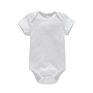 100% Cotton Blank Plain Baby Onesie Short Sleeve Boys Rompers White Rompers Onesie for Baby Boy Bodysuit Mameluco Del Be Be
