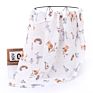 100% Cotton Muslin Swaddle Blanket Tassel 120*110 Cm Wrap Towel for Baby