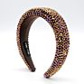 13 Multicolor 45Mm Wide Sponge Crystal Hair Bands Padded Hair Hoop Rhinestone Headbands for Girls Women