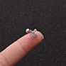 1 Pcs Piercing Earrings for Women Jewelry Broncos Heart Moon Star Stud Earrings Initial Ear Cartilage Earrings
