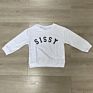 1Pcs Custimoisition Baby Infant Clothes Casual Sissy Print Long Sleeve Clothing O-Neck Girls Siblings Toddler Sweatshirt