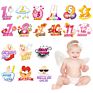 20Pcs or 32Pcs round Sticker Baby Month Growth Milestone Sticker Newest Printing Sticker